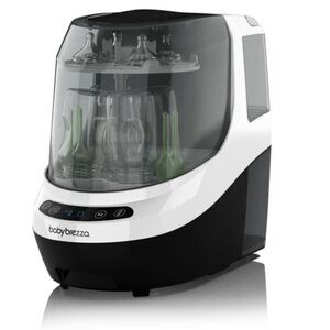 Baby Brezza Bottle Sterilizer in Black and White